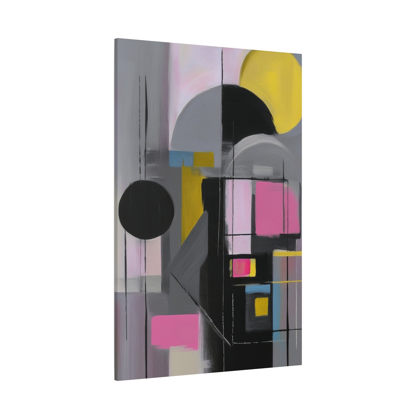 Abstract Geometric Painting Print Canvas 20x24,20x30,24x30 24x32,24x36,30x40 32x48,36x48,40x60 Pine-Wood Inner Frame ABS-37