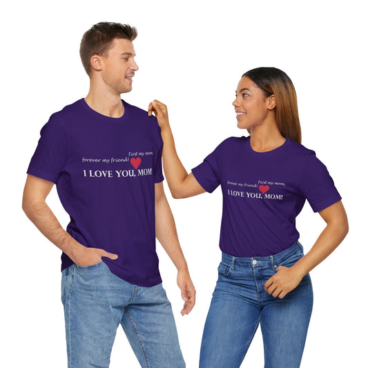 Unisex-T-Shirt aus Baumwolle mit Mamas Signatur