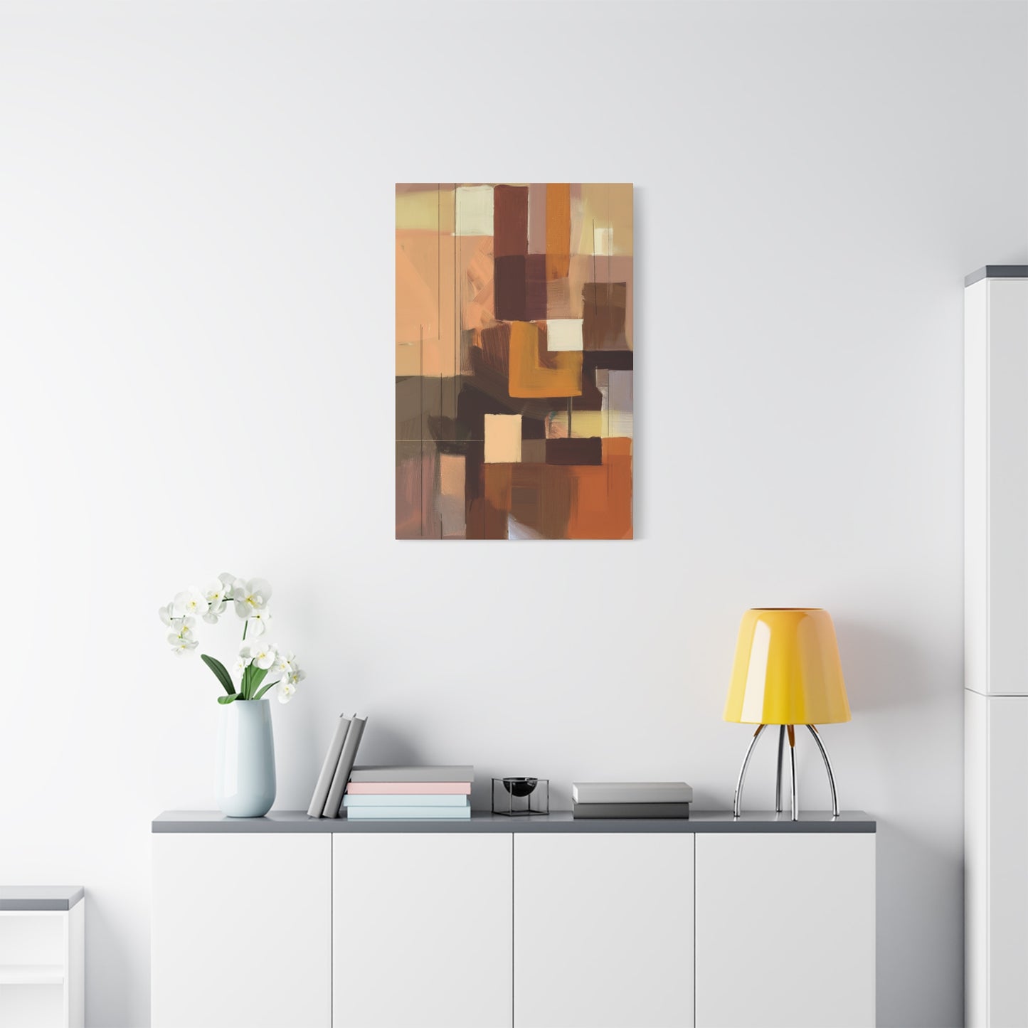 Abstract Geometric Painting Print Canvas 20x24,20x30,24x30 24x32,24x36,30x40 32x48,36x48,40x60 Pine-Wood Inner Frame ABS-49