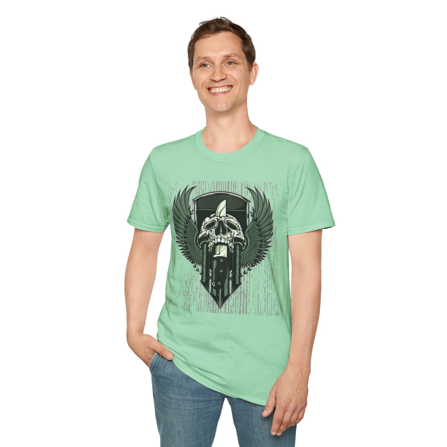 Art Graphic T Shirt Unisex Softstyle Gildan 64000 Cotton Tee With Graphic Design