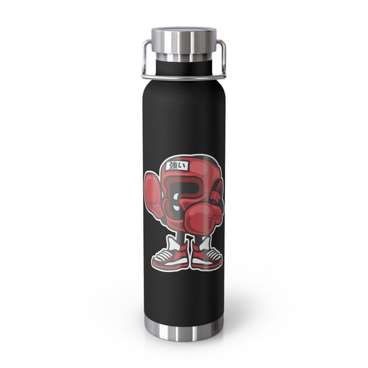 22oz Copper Insulated Water Bottle with Cartoon Design - CV7