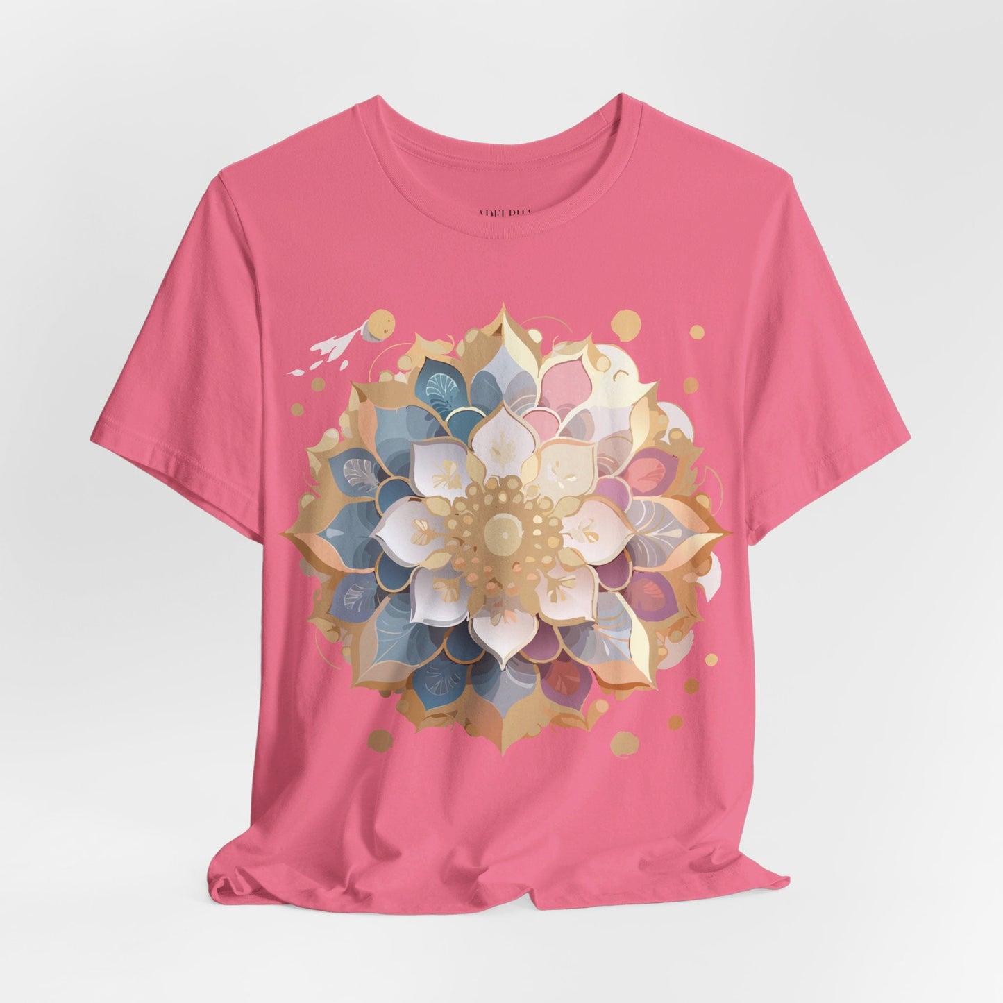 Mandala Graphic Tee For Men And Women By Adelpha Unisex Short Sleeve Art Design Shirt