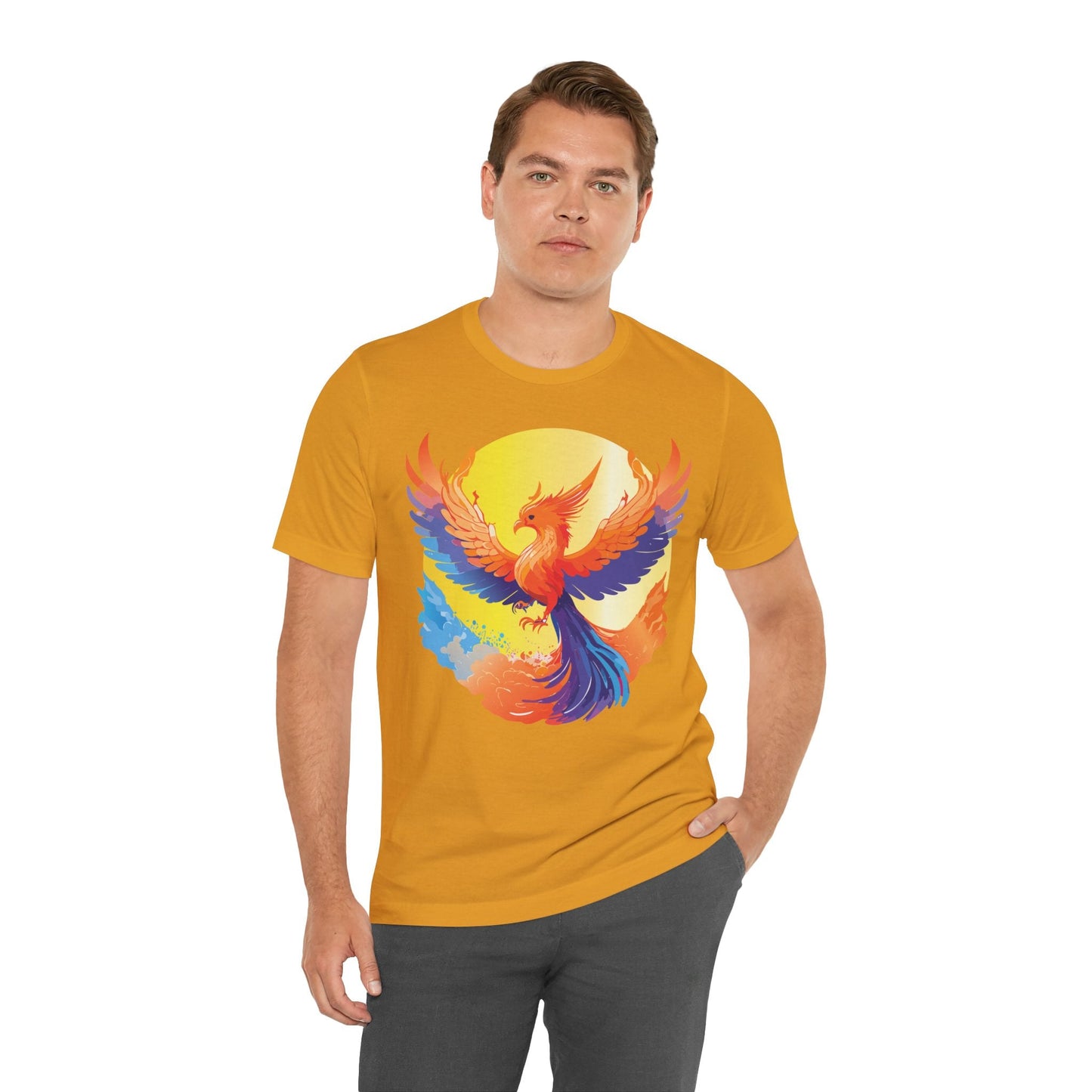 Unisex Animal Print Tee Shirt With Art Design Wild Animals Short Sleeve Comfort Fit