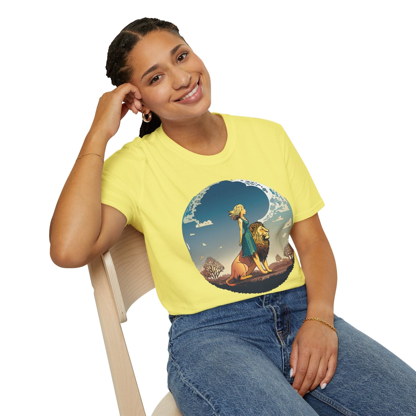 Womens Graphic T Shirt Art Design Tee Softstyle 64000 100 Percent Cotton Unisex Comfort