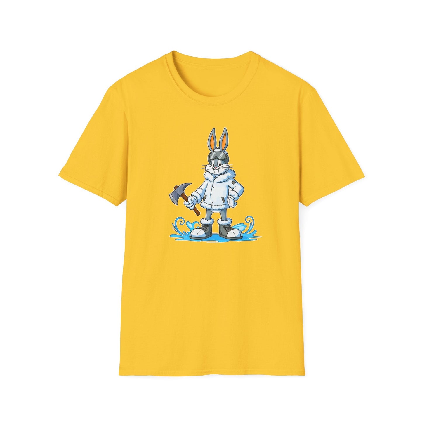 Bugs Bunny T Shirt Unisex Cartoon Animation Graphic Tee Softstyle Short Sleeve By Gildan 64000