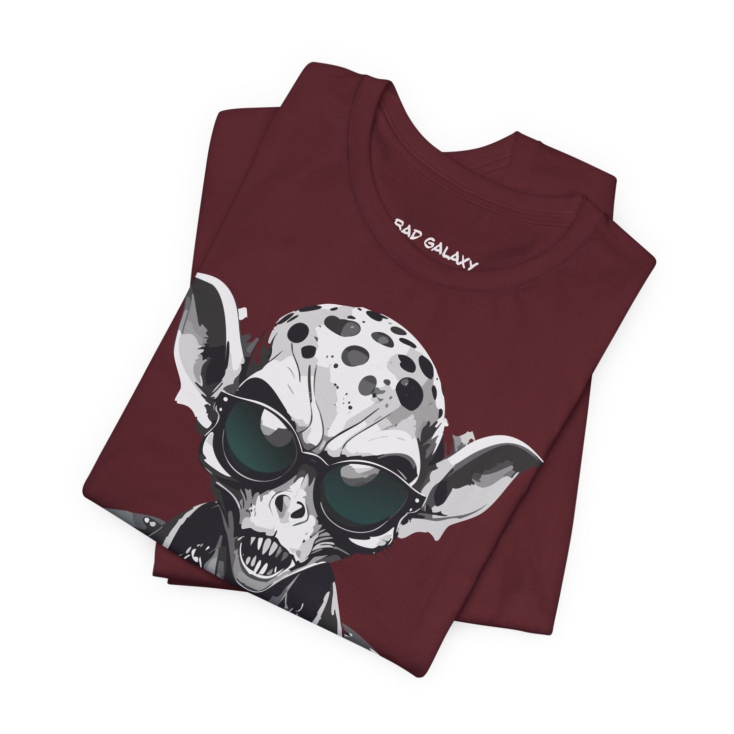 Alien Tee Shirt From Bad Galaxy Made To Order Lightweight 100 Cotton Tee With Eco Inks Free Shipping
