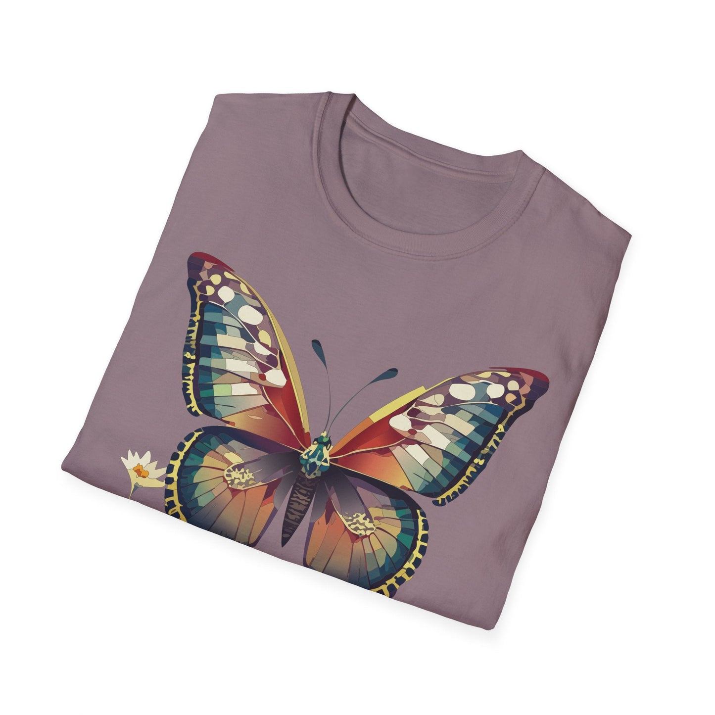 Unisex Butterfly Monarch Shirt Softstyle Tee Gildan 64000 Short Sleeve For Everyday Comfort