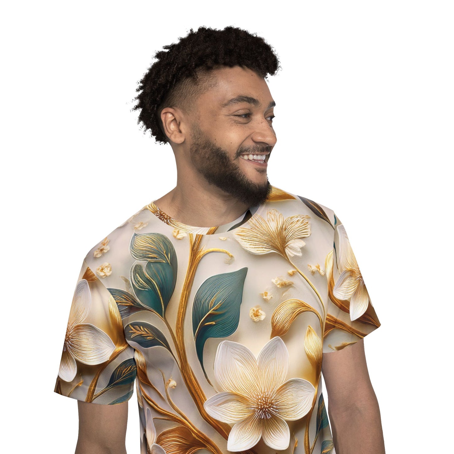 Unisex Floral Shirt, Floral Tee Shirt, Floral T-Shirt, T Shirt with Flowers 15