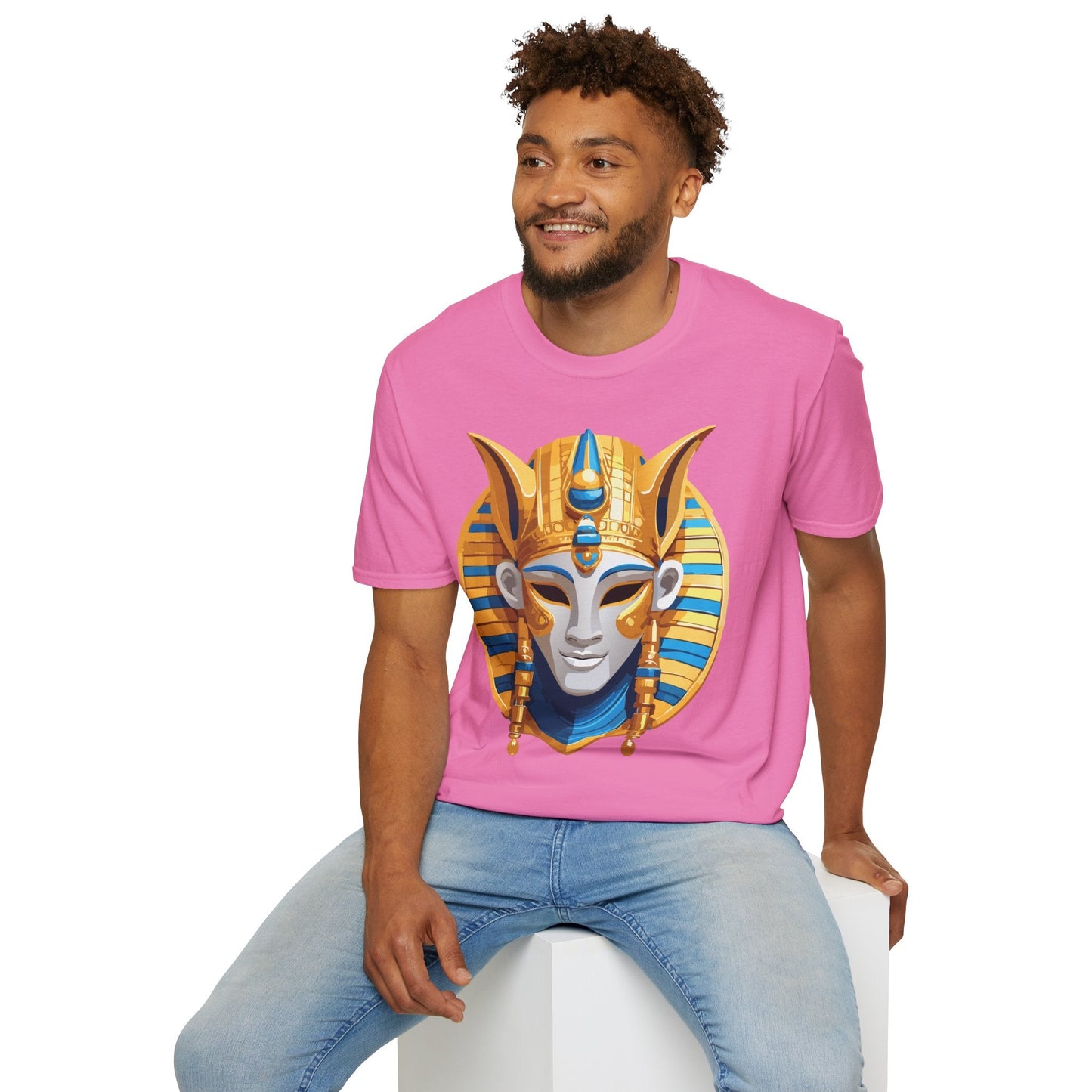 Mask Graphic Unisex Cotton Masquerade Design Artwork Tee 20