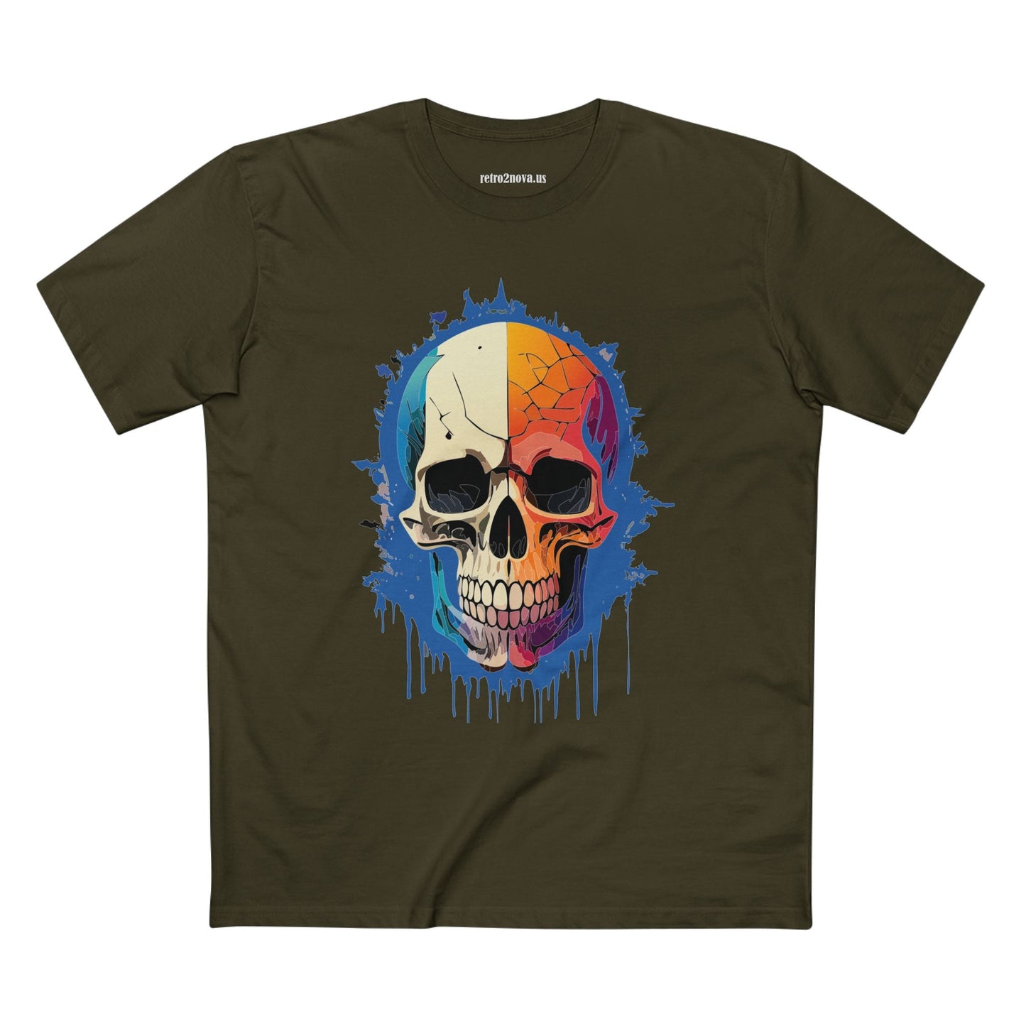 Skull Shirt Unisex Skeleton Tee Premium Cotton Staple With Original Art Design Collection