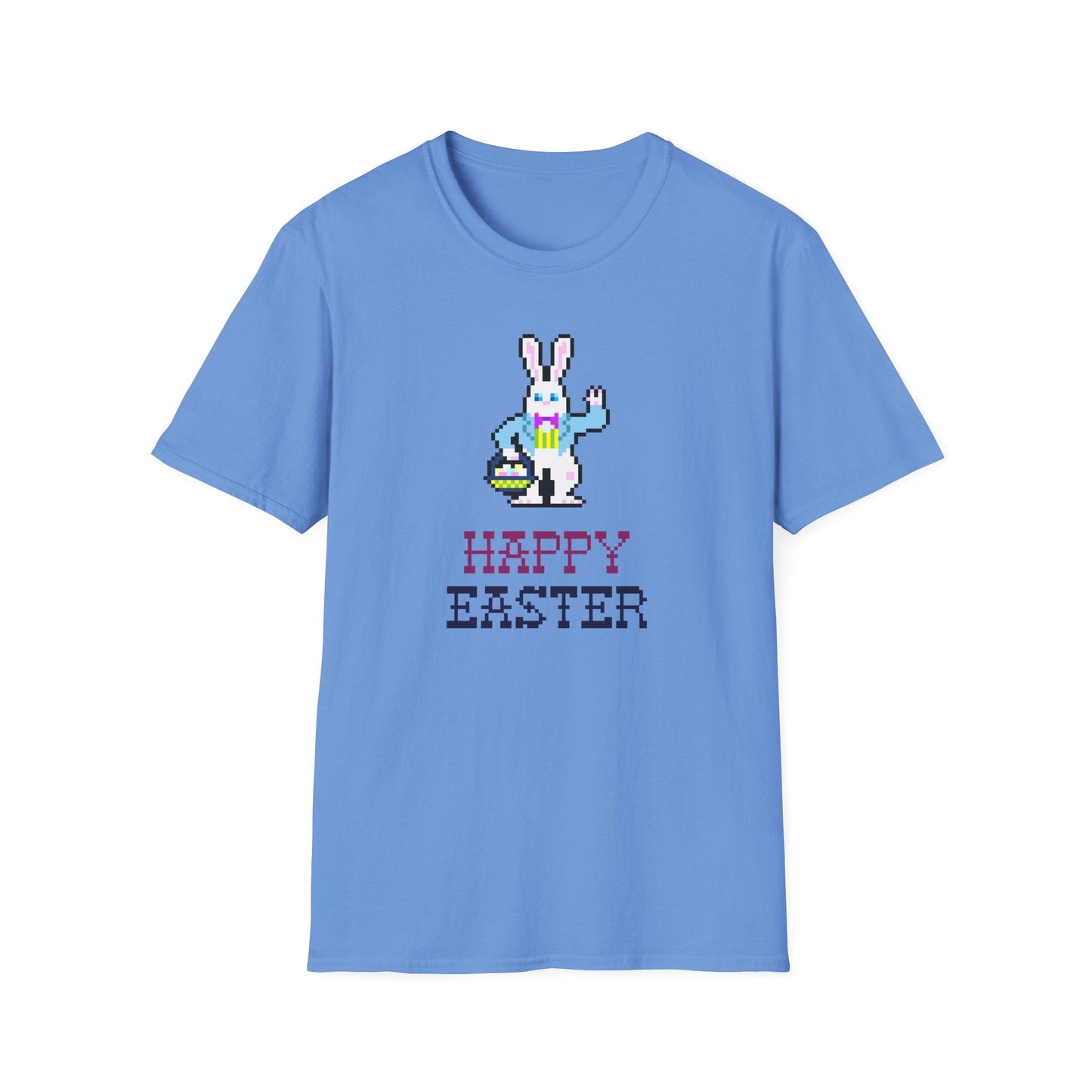 Funny Easter T Shirt With Signature And Prints Unisex Gildan Softstyle Cotton Tee Design