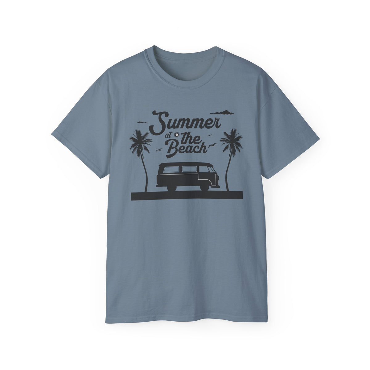 Summer at the Beach Van Tee | Surf Camper Palm Tree Shirt