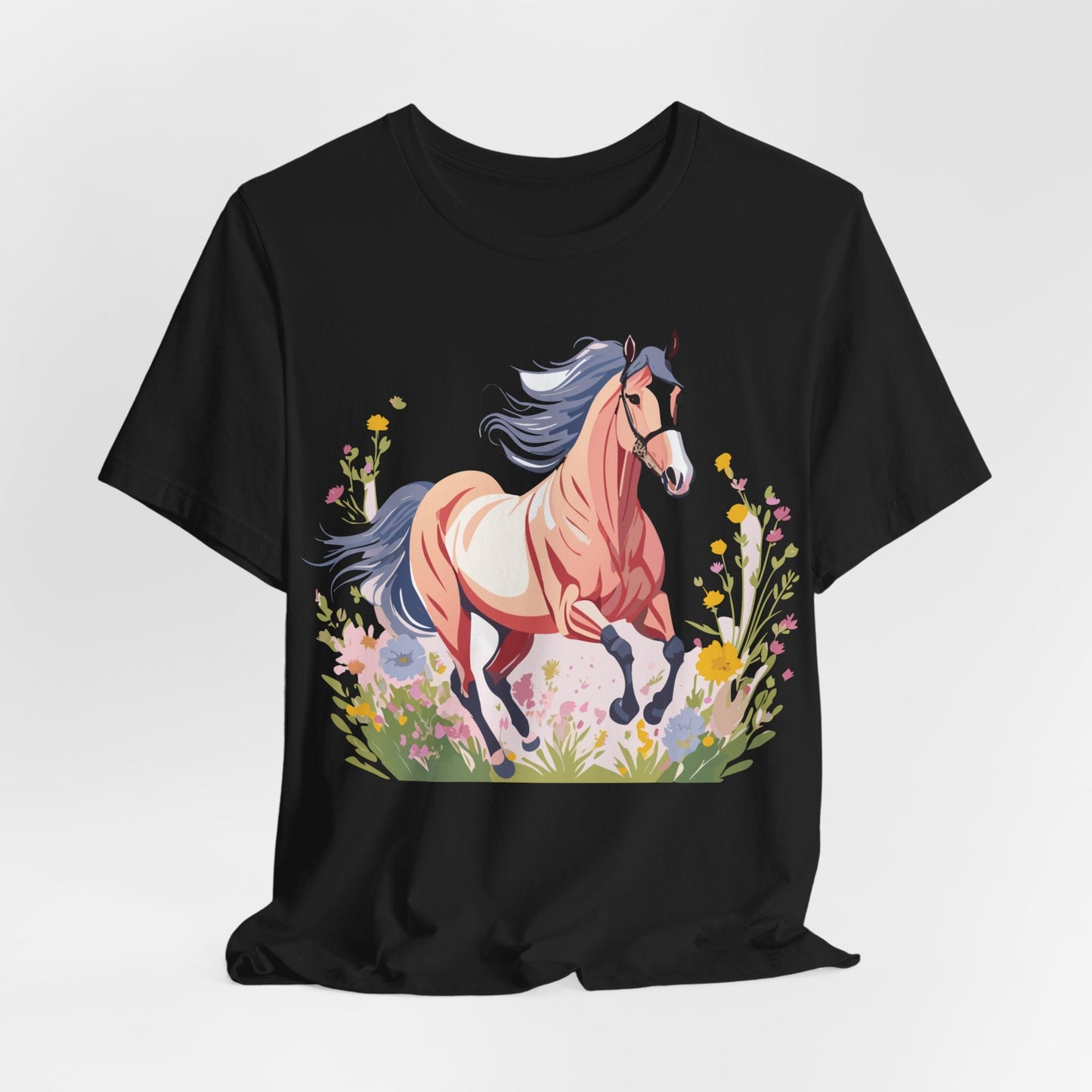 Horse Graphic Unisex 100 Cotton Vintage Animal Art T-Shirt 8