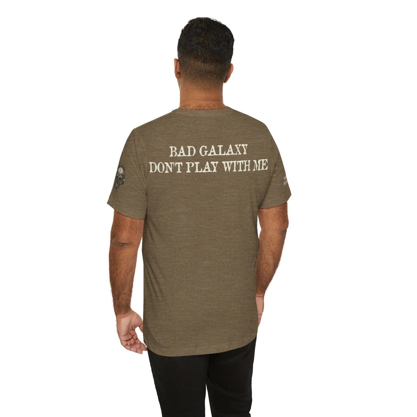Skull T Shirt From Bad Galaxy 100 Percent Cotton Eco Friendly Made In USA With Durable Stitching
