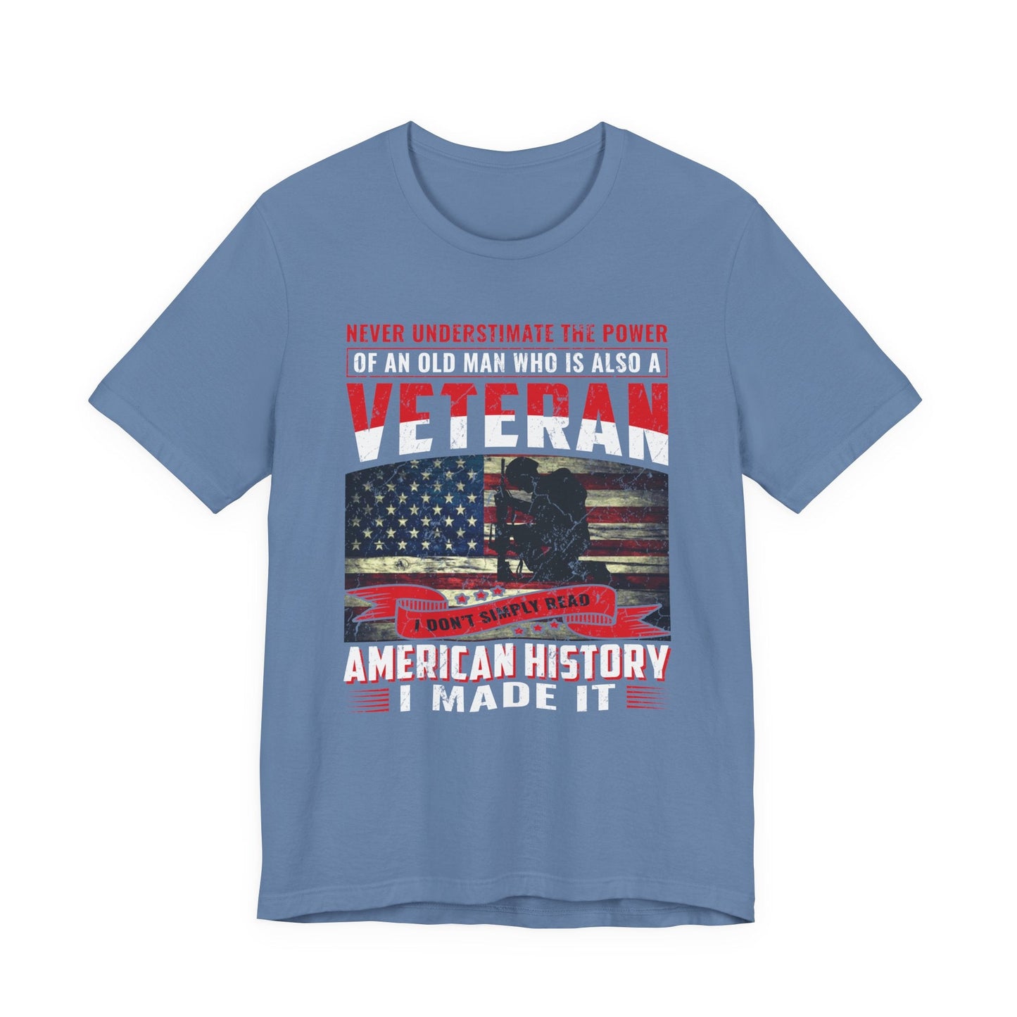 Army Veteran Patriotic Graphic Design Unisex Cotton T-Shirt v32