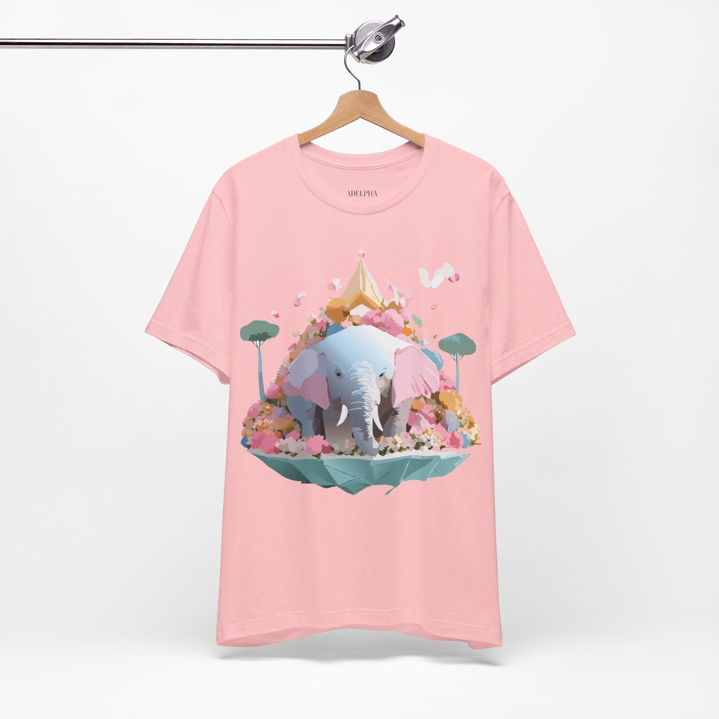 Elephant Graphic Unisex 100 Cotton Jersey Vintage Art Design Tee 19