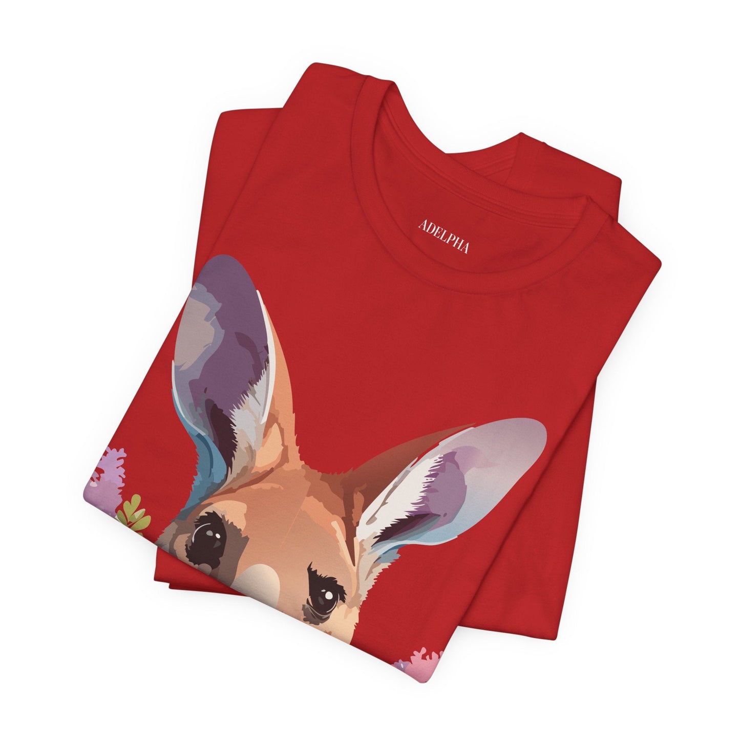 Kangaroo Graphic Unisex 100 Cotton Vintage Animal Artwork Tee 4