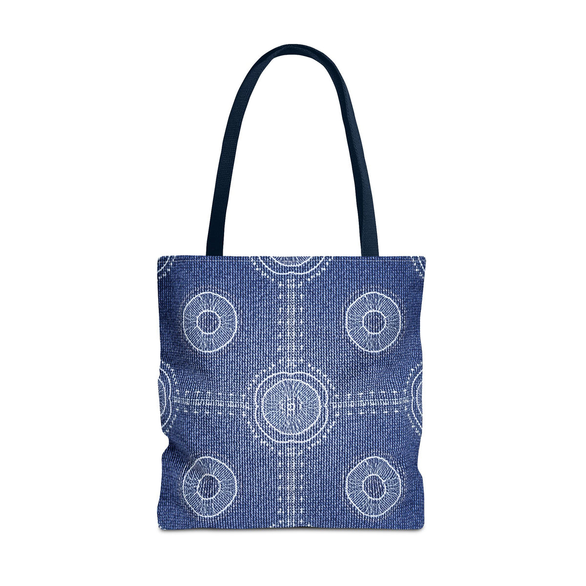 Denim Fabric Imitation Print Unisex Canvas Bag Poly Spun 3 Sizes Tote Bag 107