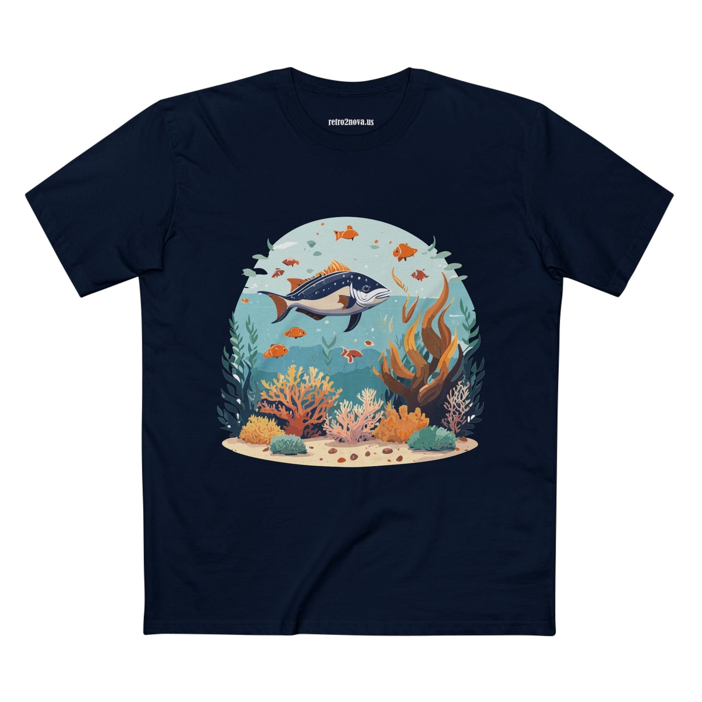 Ocean Pacific Ocean Shirt Unisex Premium Cotton Tee With Original Art Design Retro2Nova