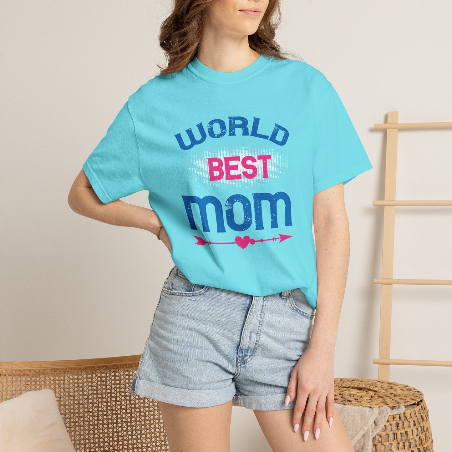 Mom T-shirt Mother Day Mama Tee Unisex Comfort Colors Garment-Dyed Cotton h100