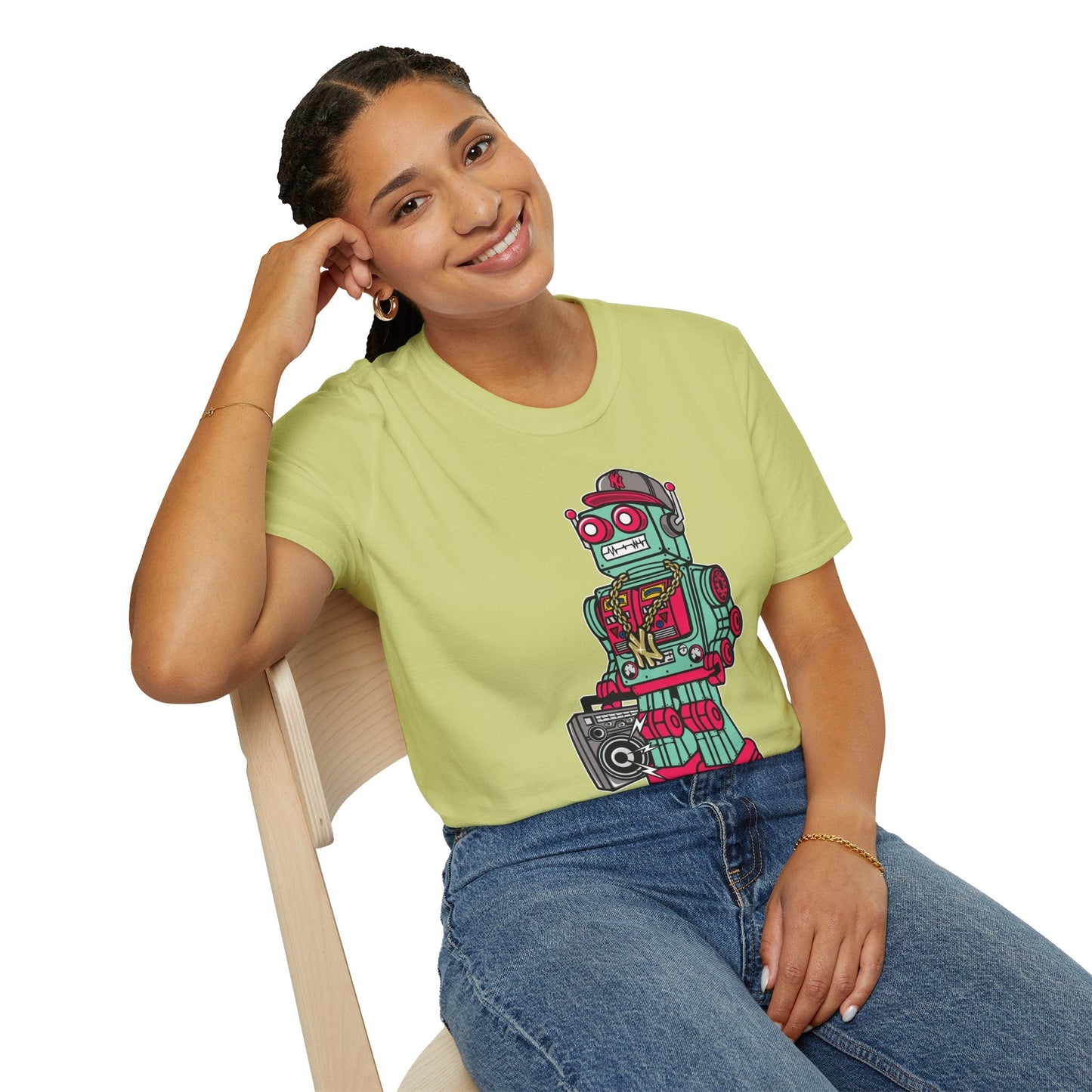 Cartoon T Shirt Animation Tee Funny Unisex Gildan Softstyle 64000 Ring Spun Cotton