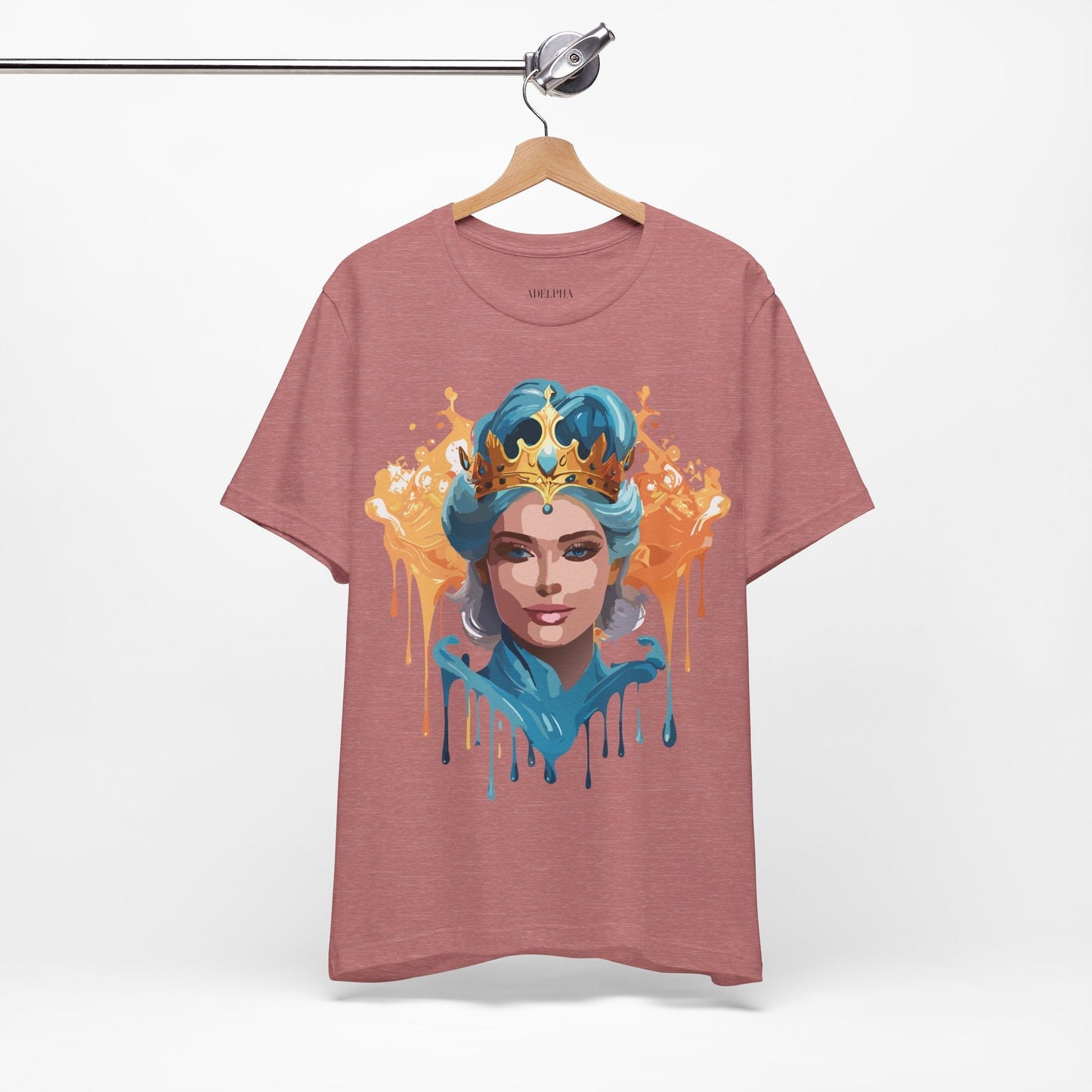 Queen Woman Portrait Graphic Unisex 100 Cotton Vintage Artwork Tee 17