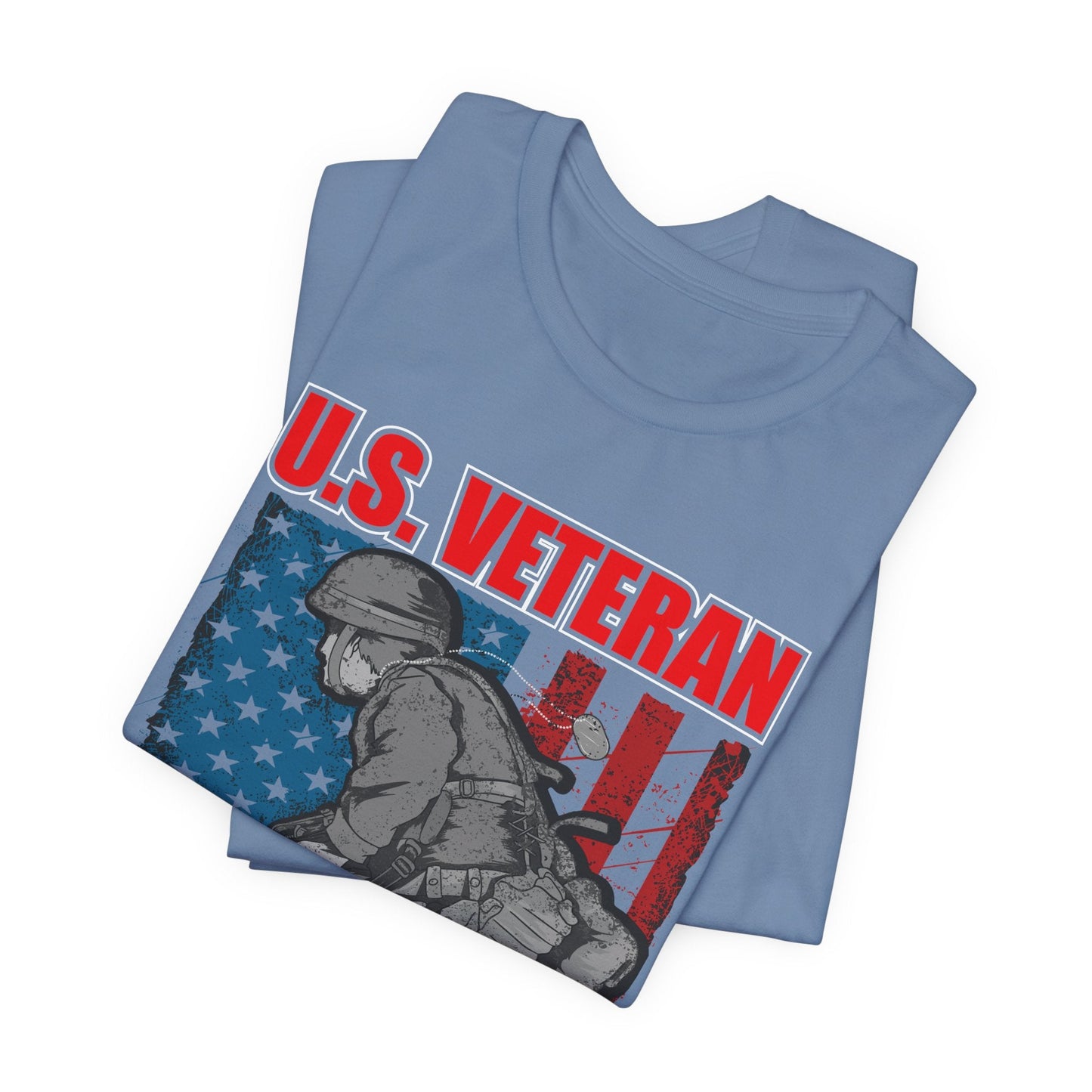 Army Veteran Patriotic Graphic Design Unisex Cotton T-Shirt v31