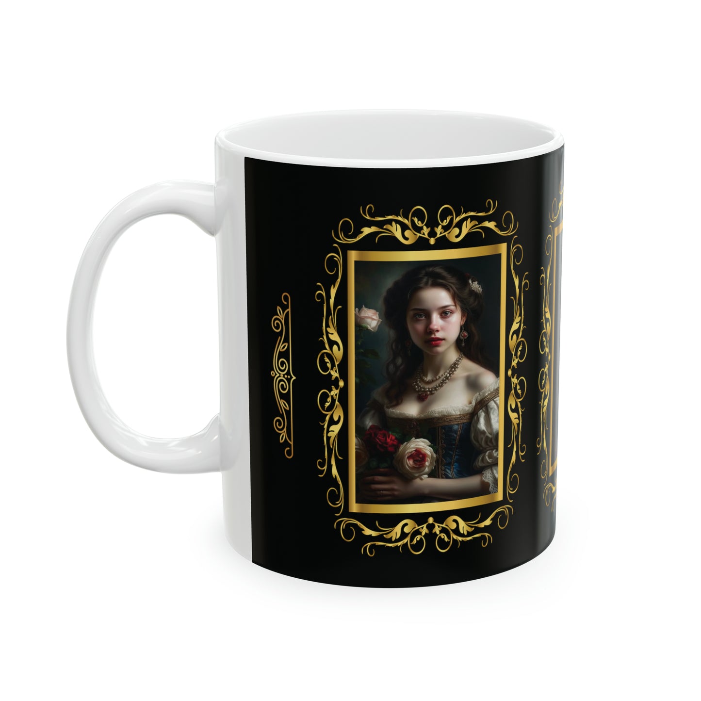 Tasse à café et à thé avec portraits antiques