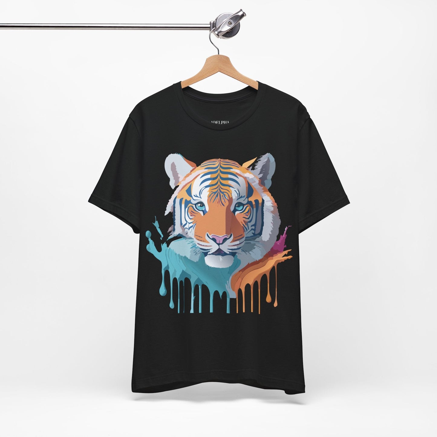 Tiger Graphic Tee Unisex Jersey Short Sleeve Vintage Inspired Artwork Adelpha Art Design