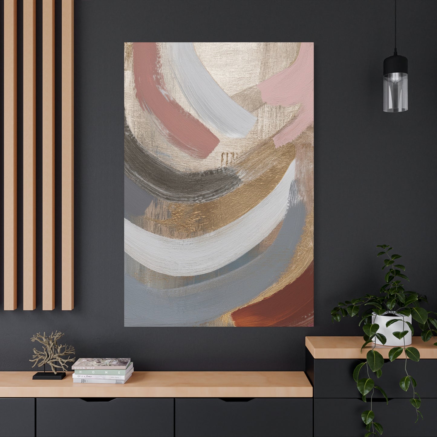 Abstract Pastel Painting Print Canvas 20x24,20x30,24x30 24x32,24x36,30x40 32x48,36x48,40x60 Pine-Wood Inner Frame ABS-90