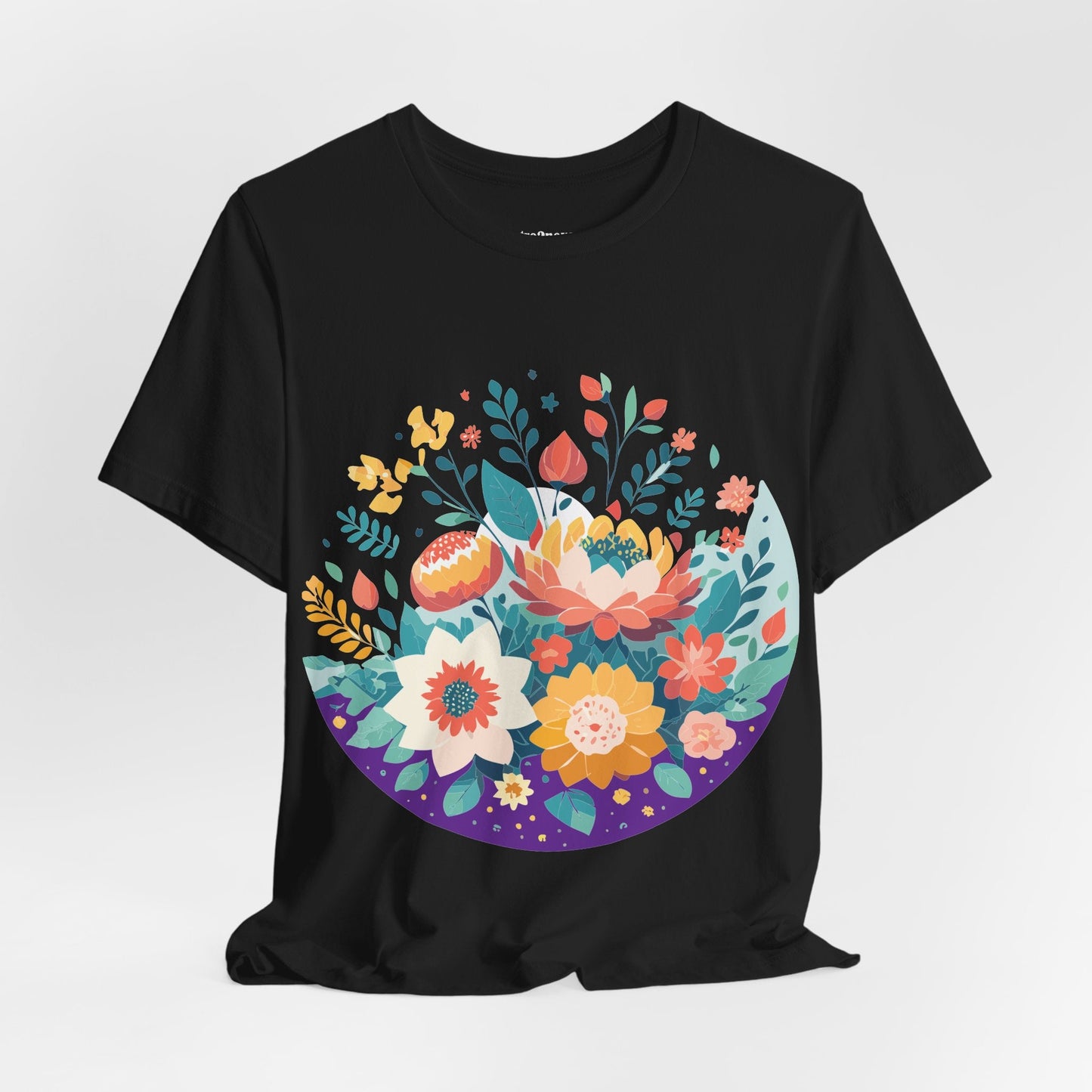 Flowers Shirt Floral Shirt Unisex Jersey Short Sleeve Tee Breathable Fabric Free Shipping