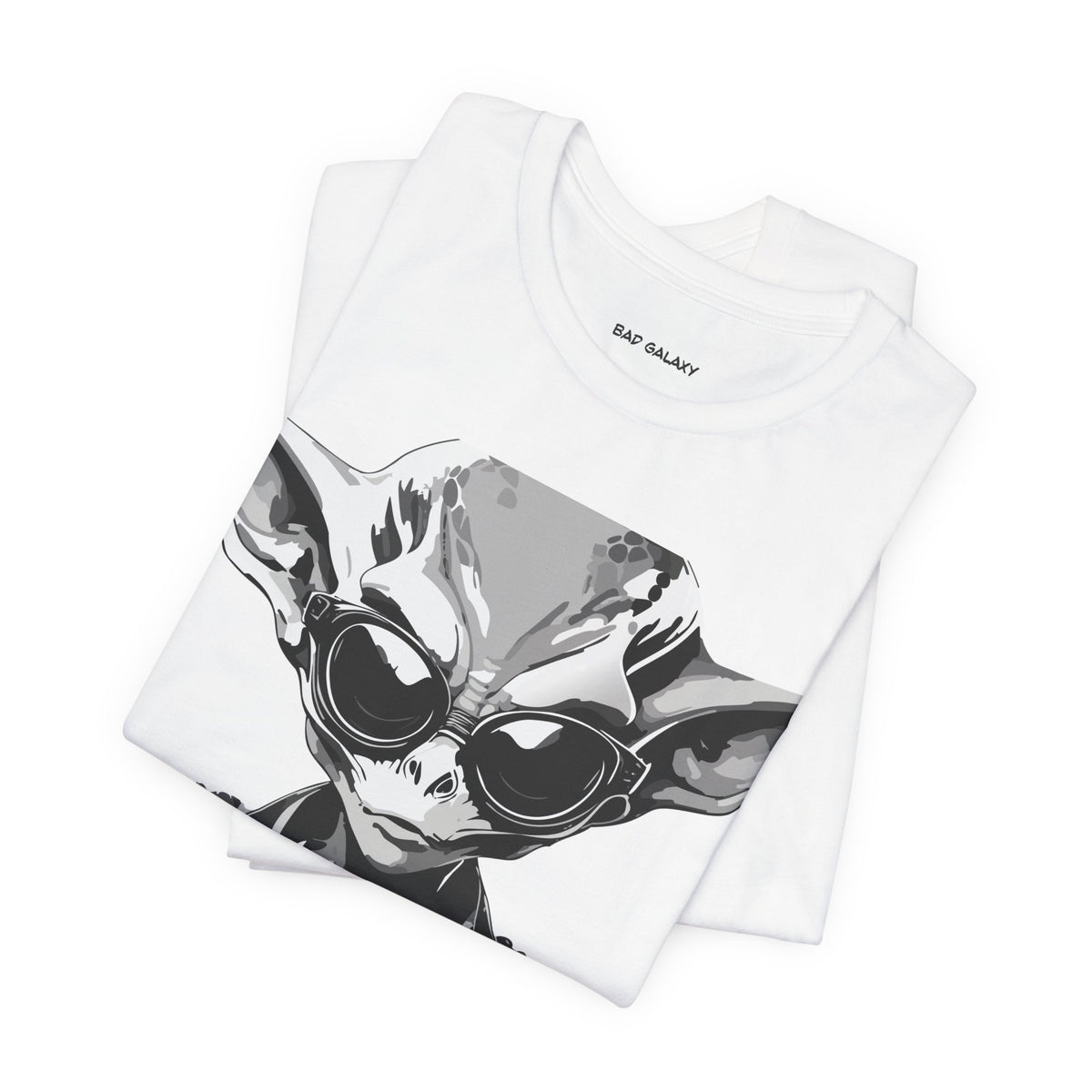 Alien Graphic Unisex Cotton Bella+Canvas Tee with Art Design b65