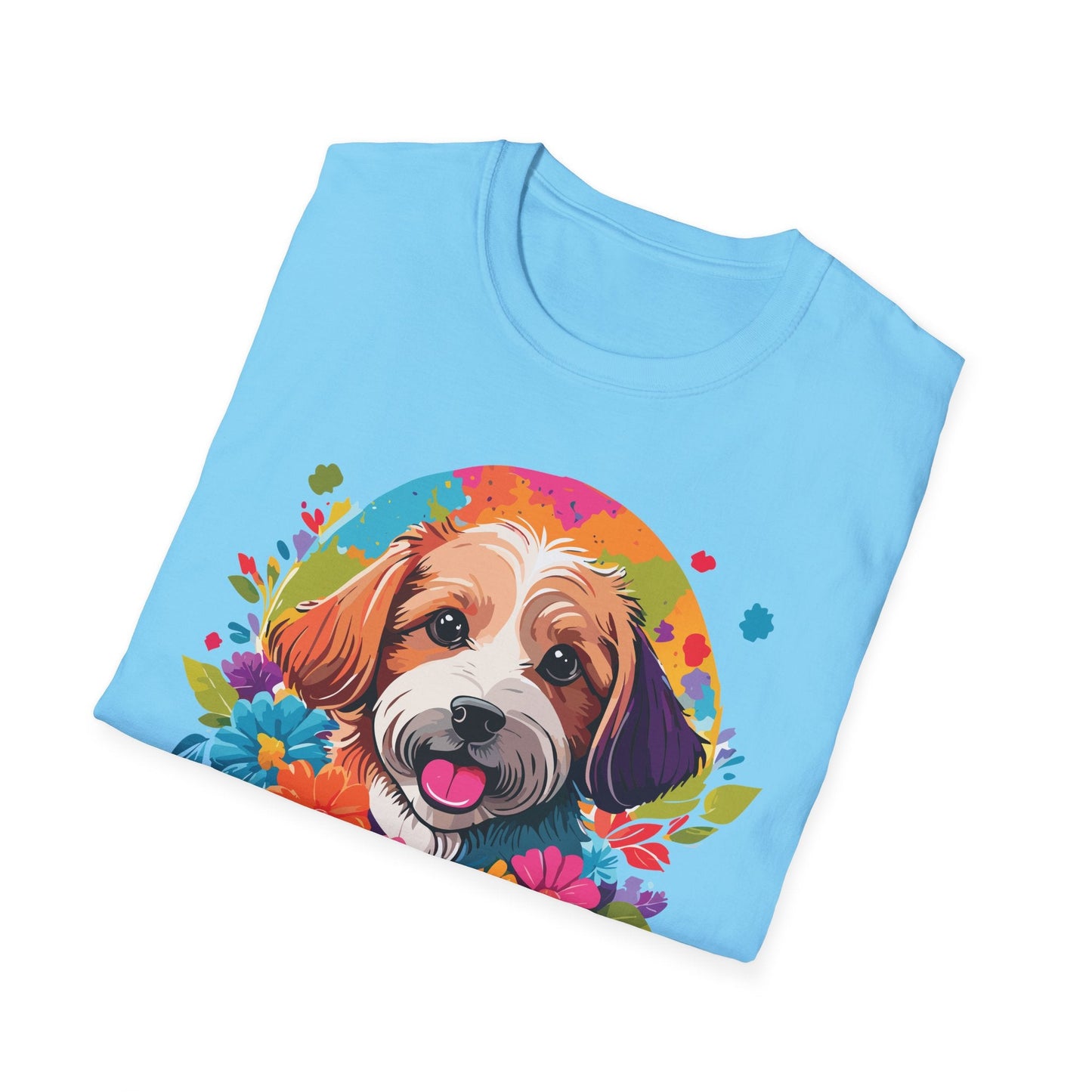Unisex Dog Shirt Softstyle Cotton Tee Gildan 64000 Animal Tee