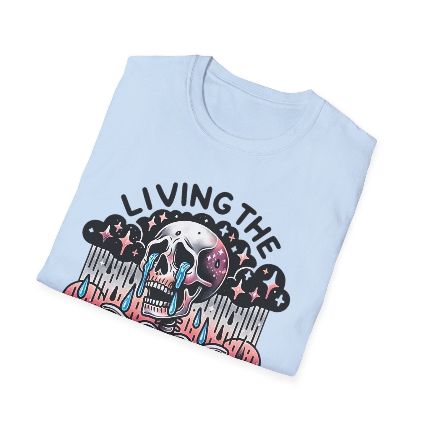 Unisex Skull Shirt Skeleton Design Gildan Softstyle 64000 Short Sleeve T Shirt For Everyday Comfort