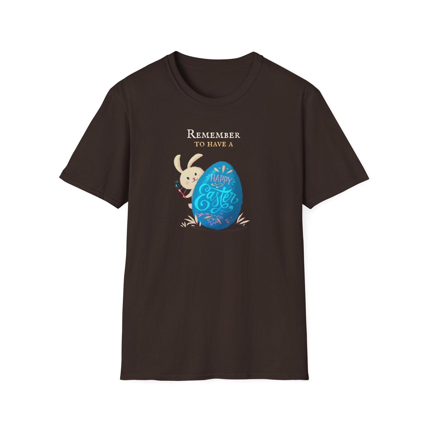 Easter Bunny Egg T Shirt Unisex Softstyle Tee With Easter Signature Prints And Design