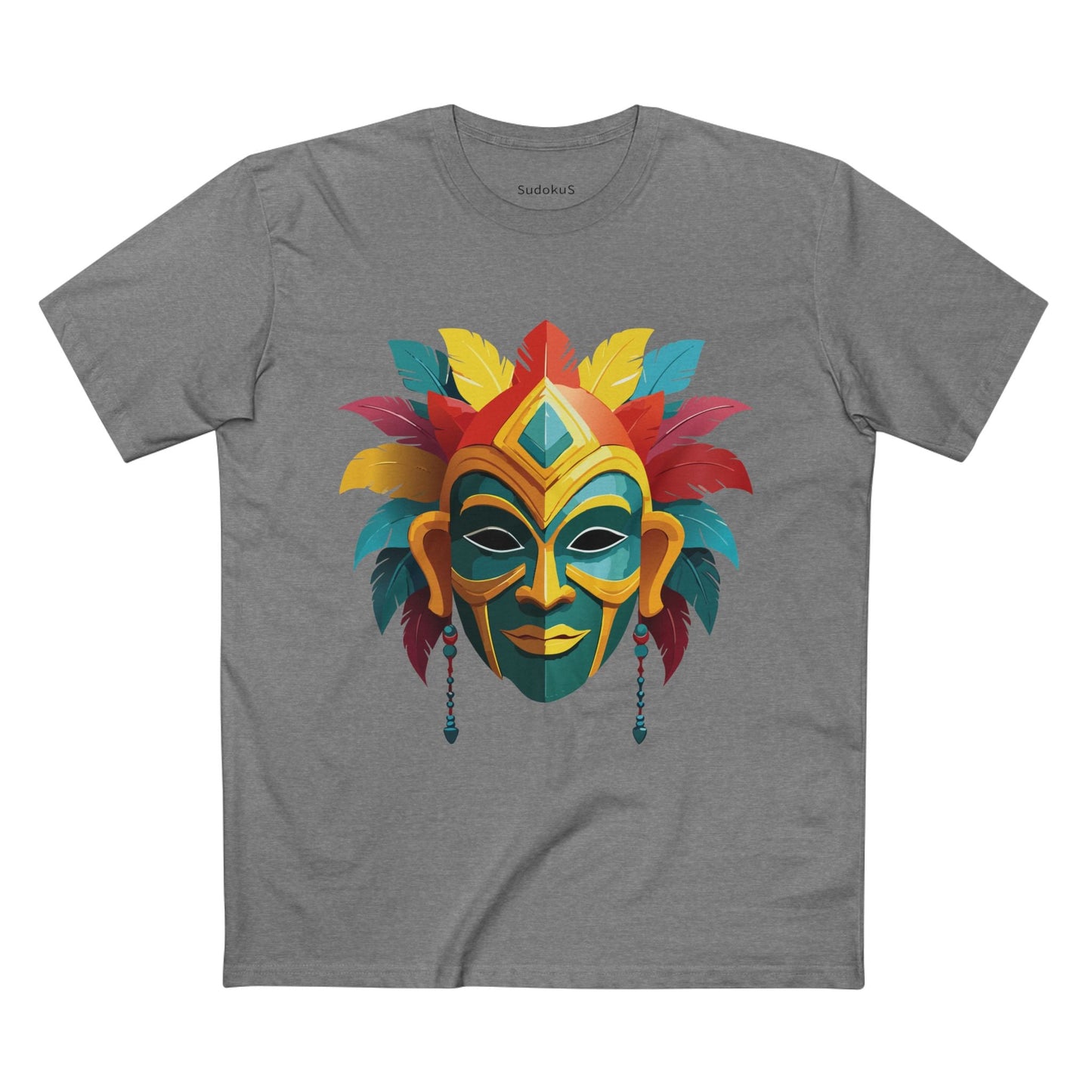 Mask Graphic Unisex 100 Cotton Staple Tee 6