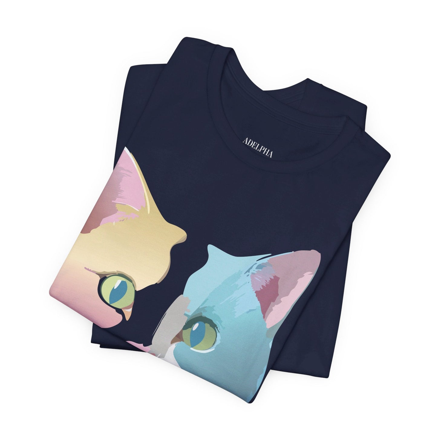 Cat Graphic Tee Unisex Vintage Inspired Shirt By Adelpha Limited Edition