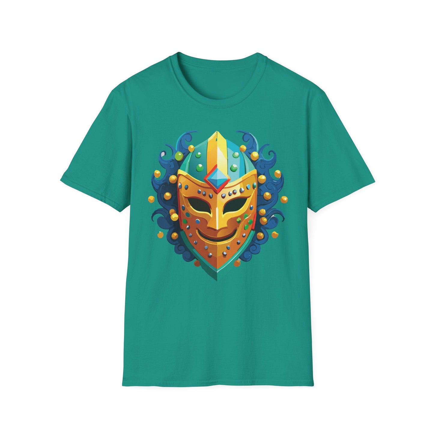 Unisex Mask Tee Shirt Gildan Softstyle 64000 100 Percent Ring Spun Cotton Comfort