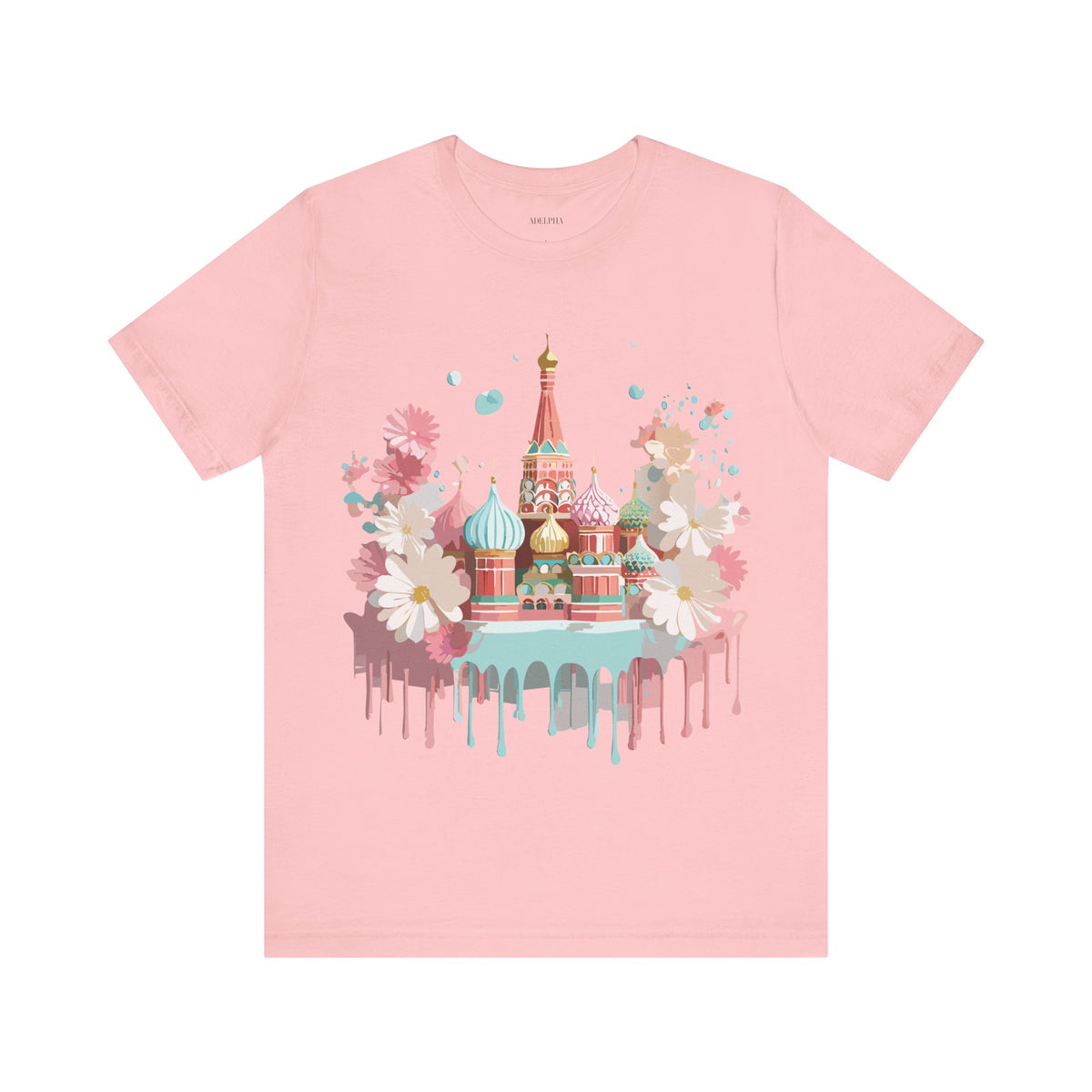 Graphic Unisex Cotton Bella+Canvas Tee Shirt with Moscow