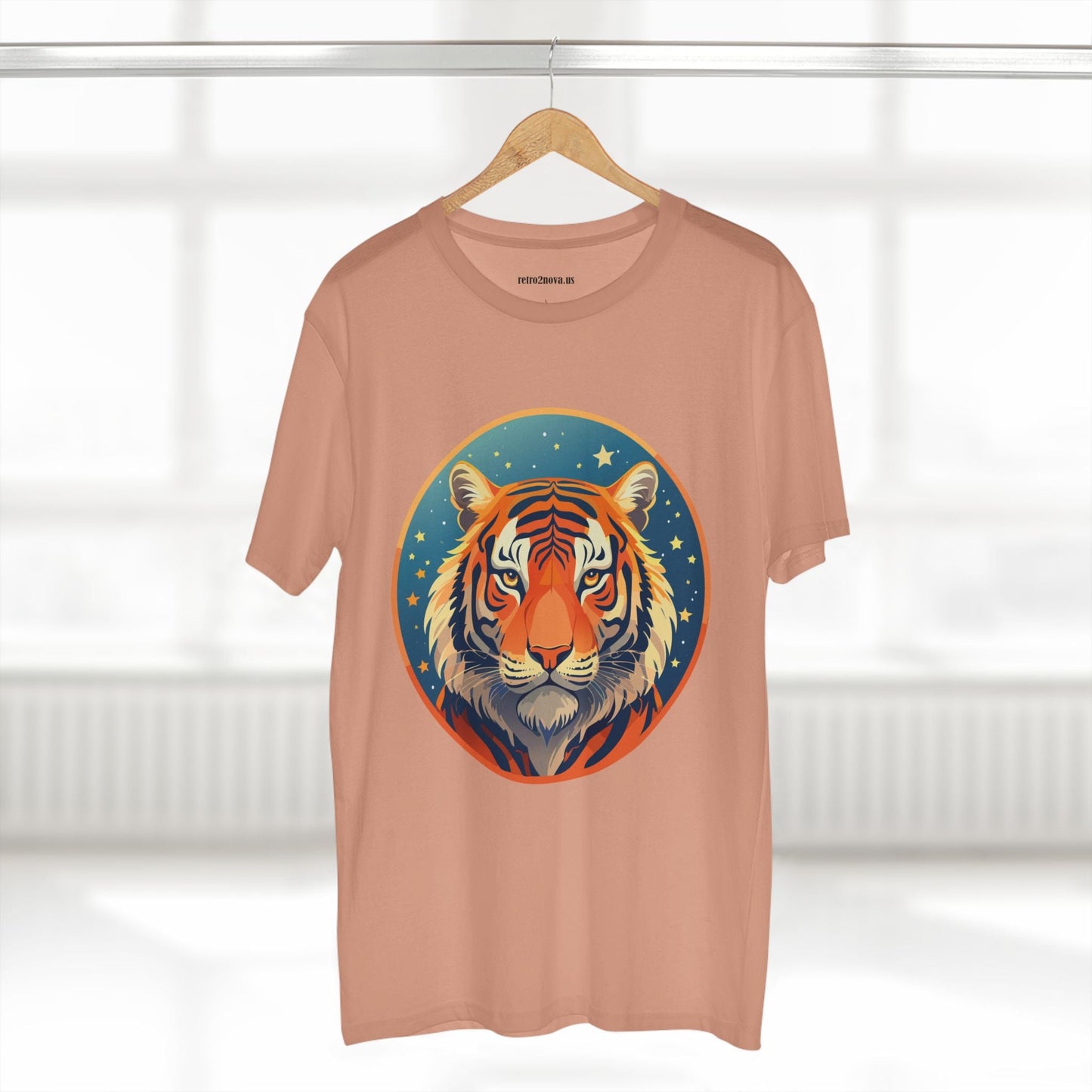 Unisex Premium Cotton Tiger Shirt Art Tee Original Design Animal Shirt Everyday Comfort Handmade Graphic Art Collection