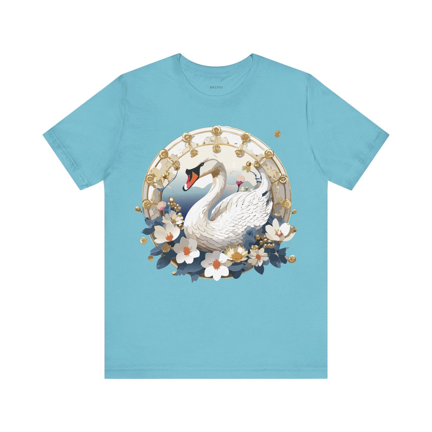 Adelpha Medallion Graphic Tee Unisex Jersey Short Sleeve Art Design Shirt Premium Comfort