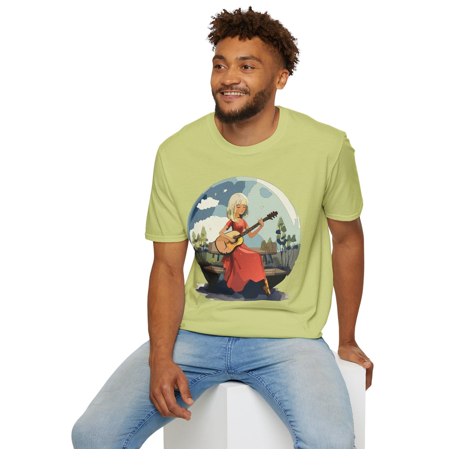 Womens Graphic T Shirts Art Design Shirt Unisex Softstyle Cotton Tee Quality Comfort Everyday Style