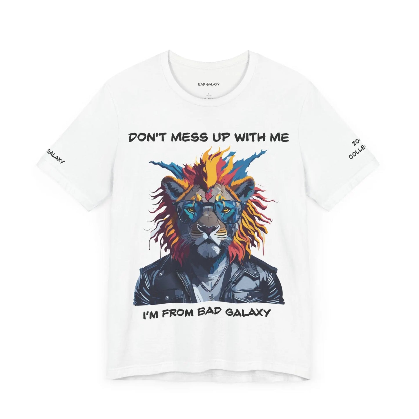 Animal T Shirt From Bad Galaxy Made To Order 100 Percent Cotton Eco Friendly Ink Free Shipping