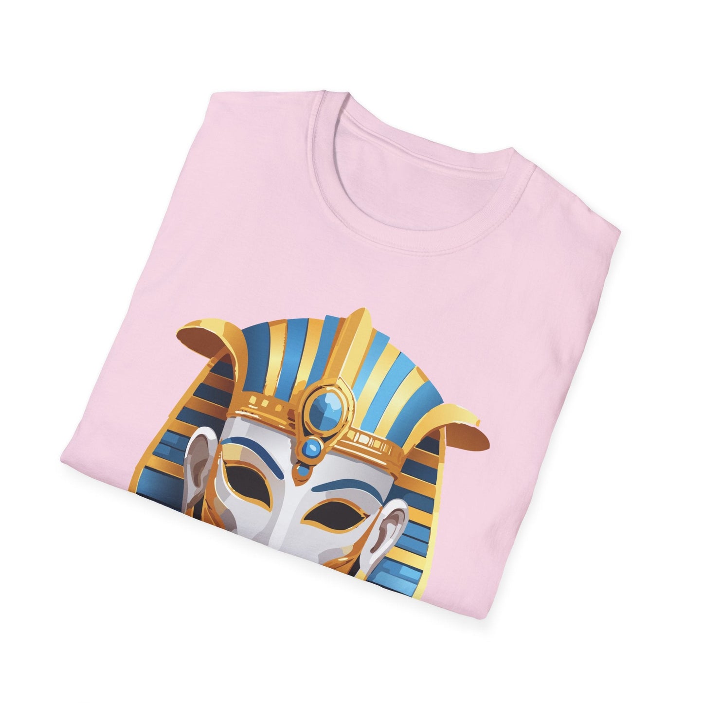 Mask Tee Shirt Unisex Gildan Softstyle 64000 Cotton Tee With Masquerade Design Artwork