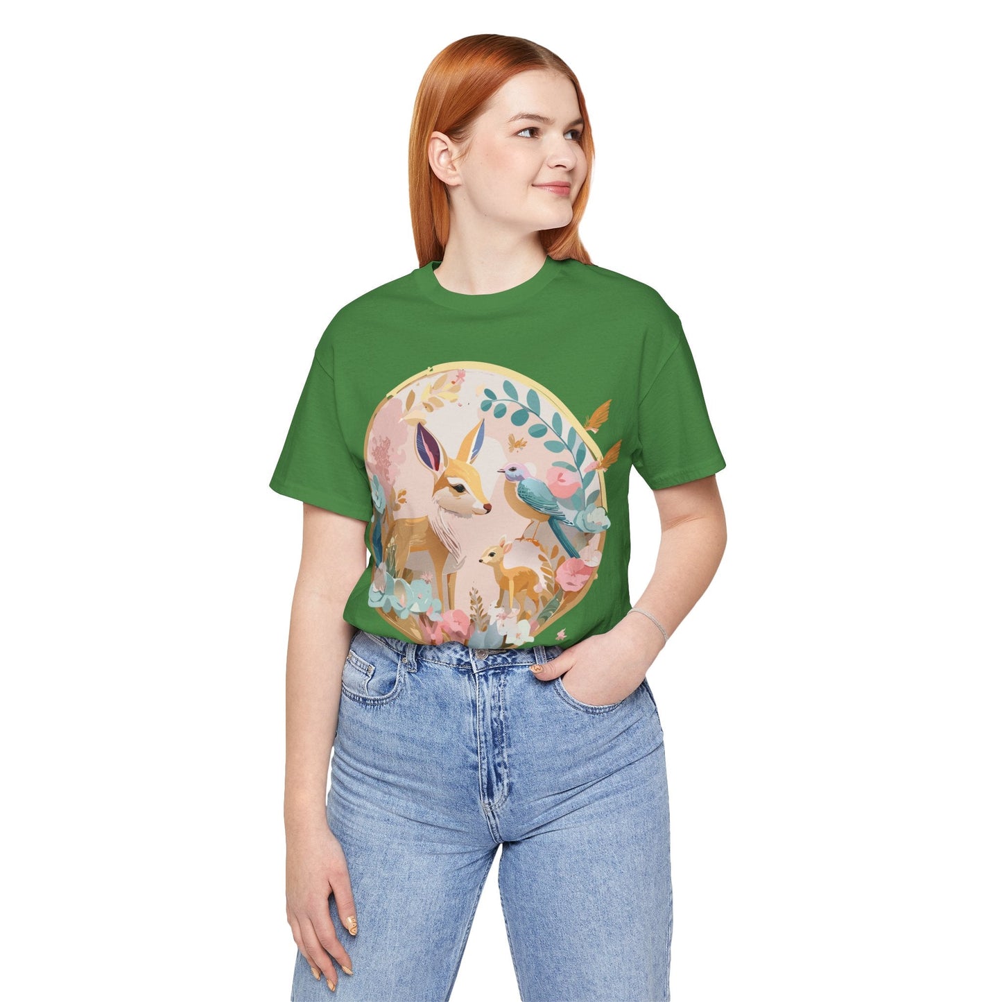 Adelpha Medallion Graphic Tee Unisex Short Sleeve Shirt Vintage Inspired Art Design