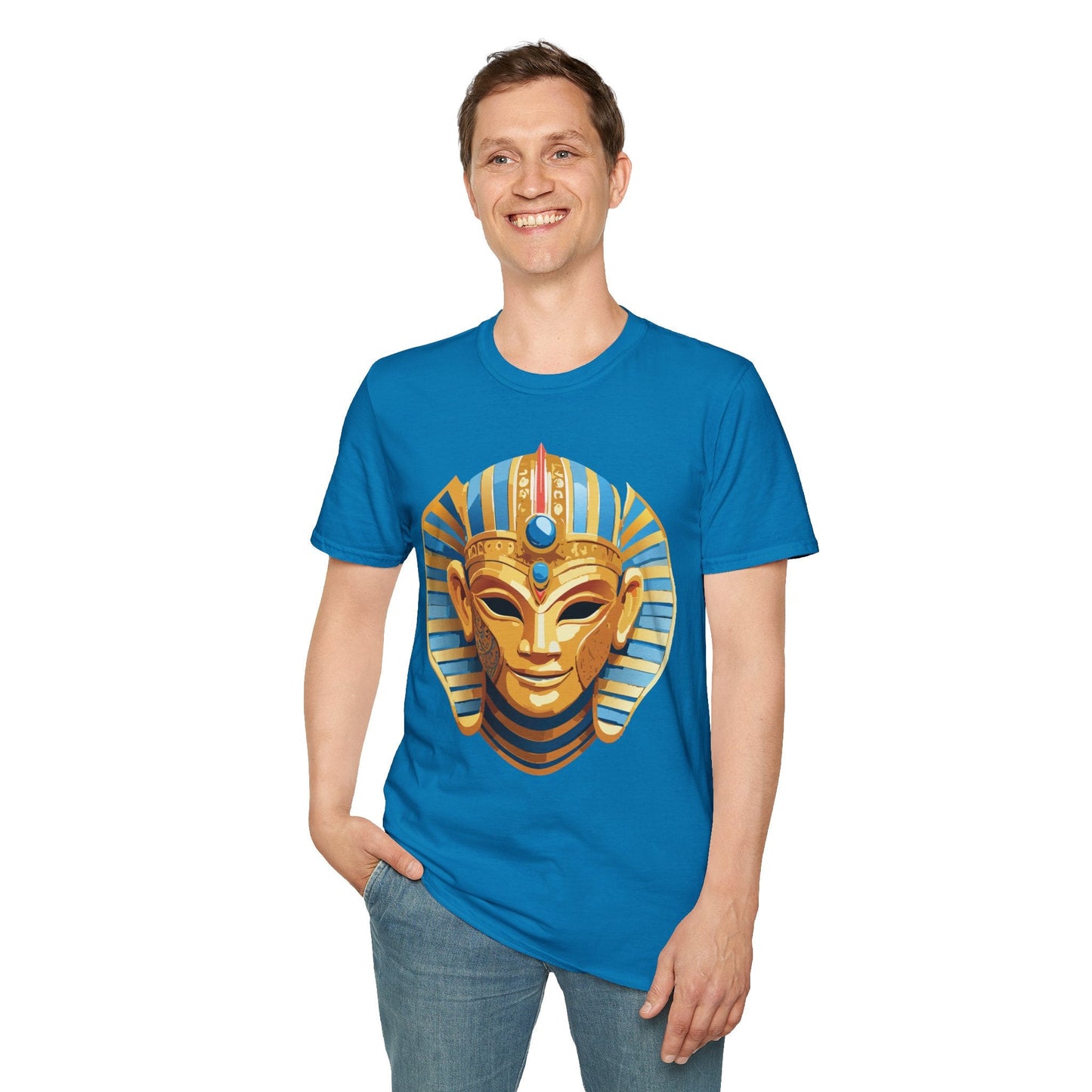 Mask Graphic Unisex Cotton Masquerade Design Artwork Tee 23