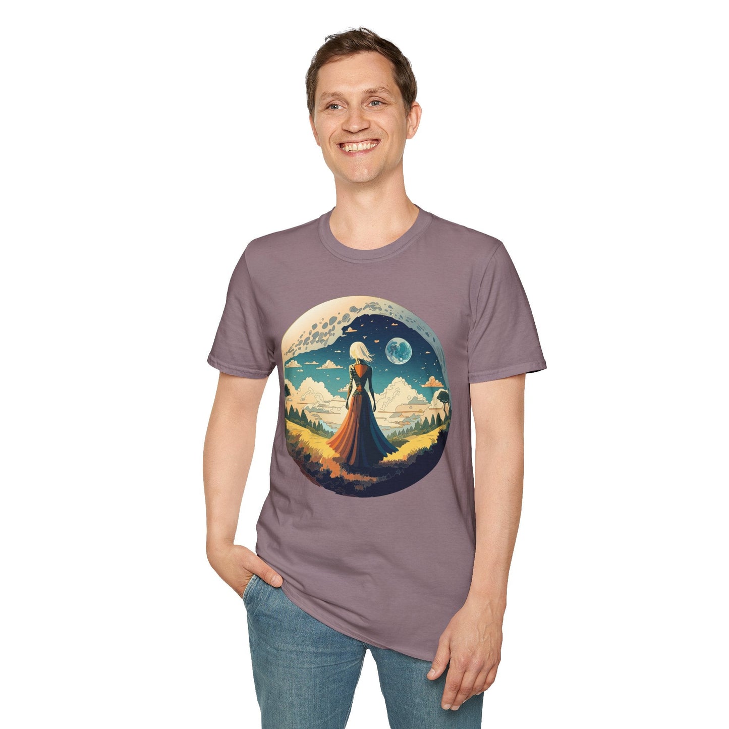 Womens Graphic T Shirts Art Design Tee Unisex Softstyle 64000 Cotton Tee Comfortable Everyday Wear