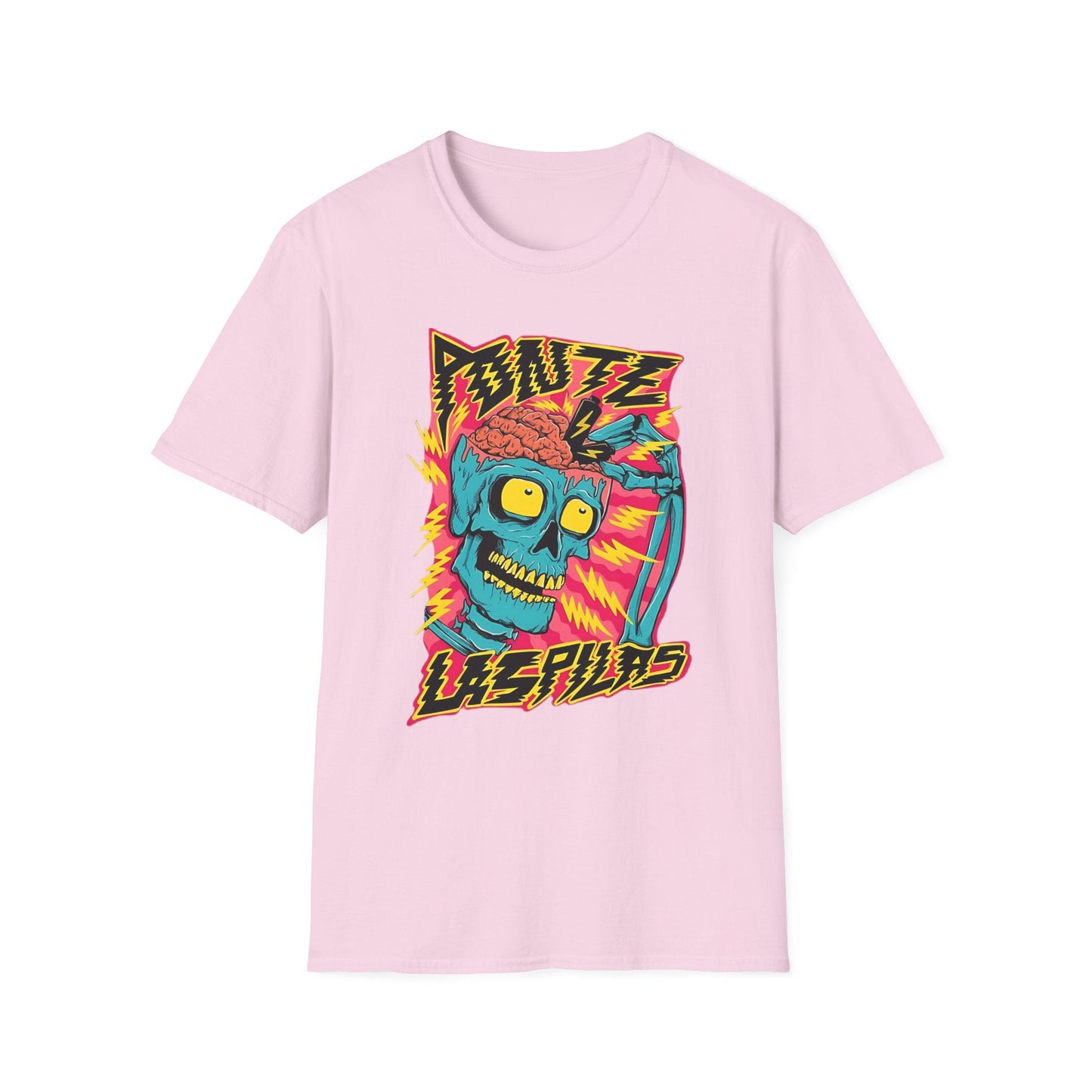 Skull Tee Shirt Unisex Skeleton Shirt Gildan Softstyle 64000 100 Percent Ring Spun Cotton