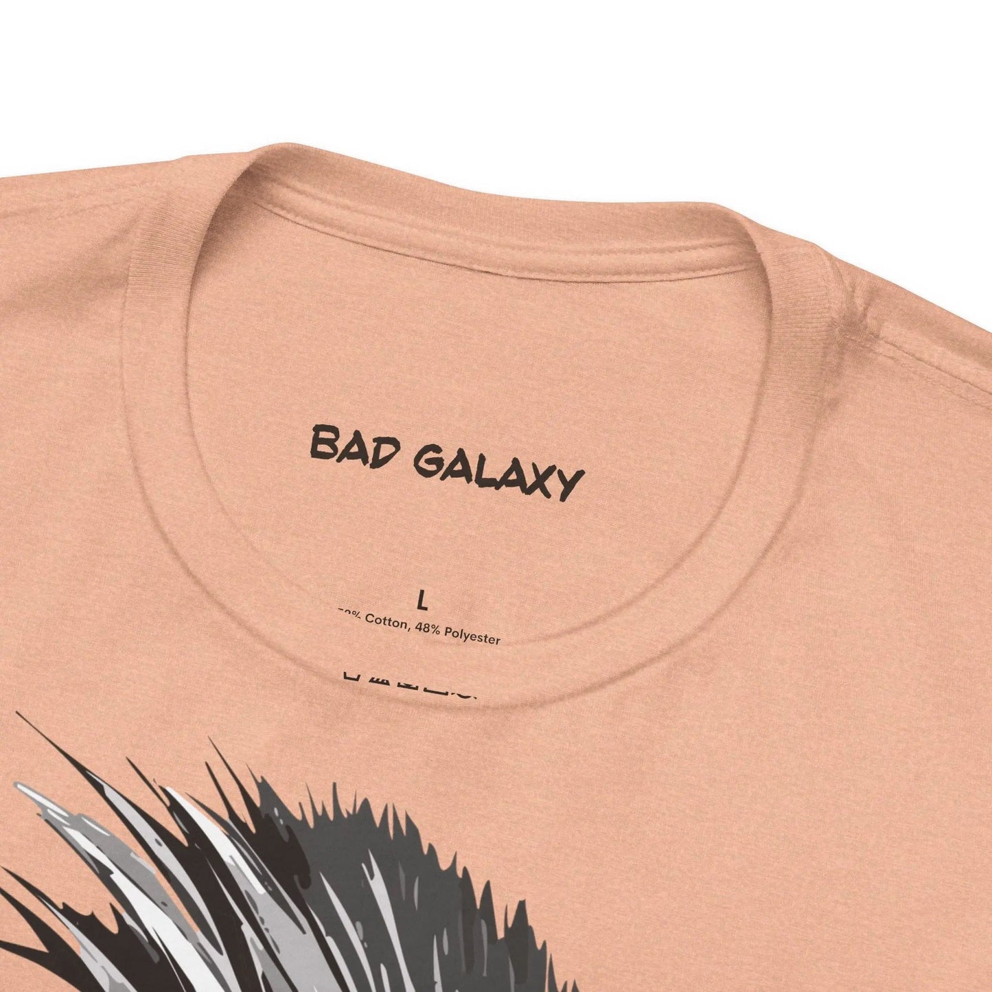 Punk Rock Tee Shirt From Bad Galaxy Made To Order 100 Percent Cotton Eco Friendly Inks