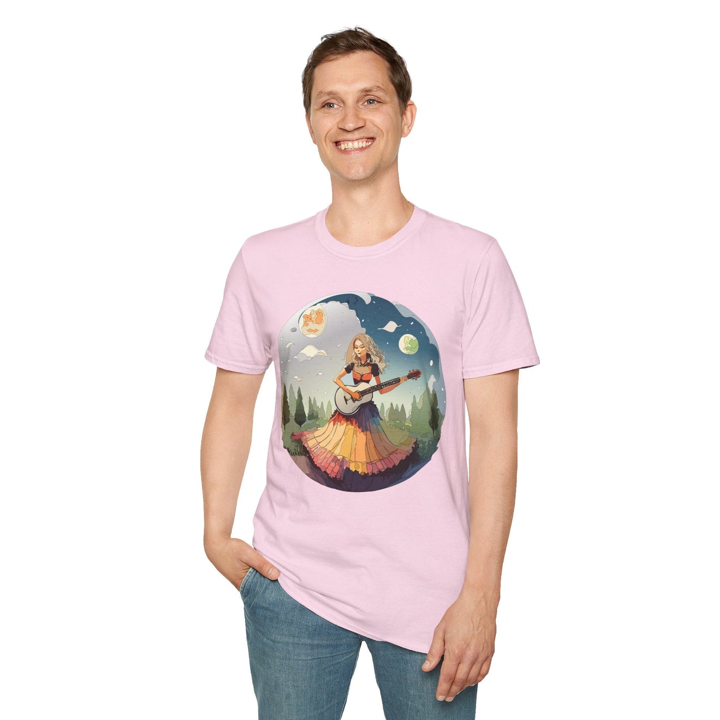 Womens Graphic T Shirts Art Design Tee Softstyle 64000 Ring Spun Cotton Comfort Everyday